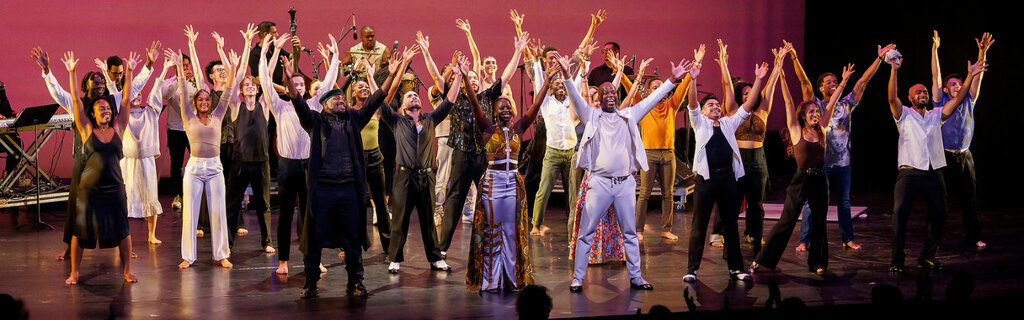 musical and dance performance on stage